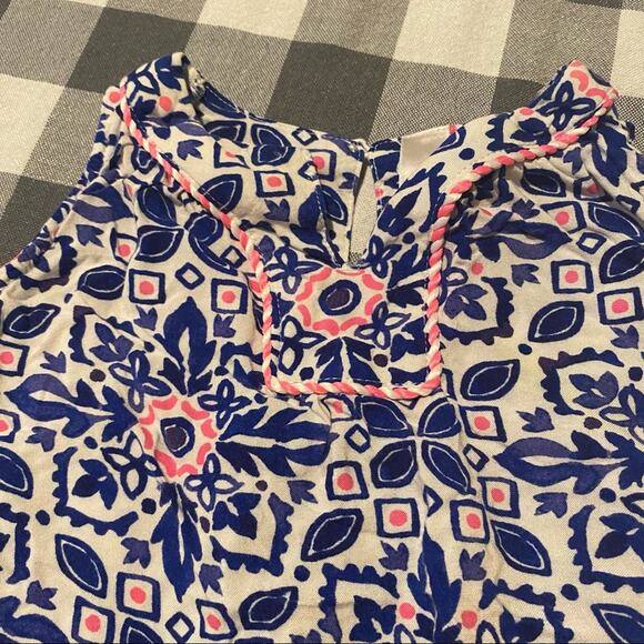 Cherokee Girls Sleeveless Top Size 18 Months Brightly Colored White Blue Pink - Picture 7 of 9